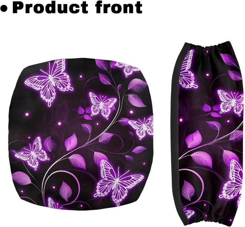 LedBack Purple Butterfly Rollator Walker Seat Cover Walker Accessories Walkers for Seniors Accessories Protective Cover, Easy to Install - Image 2